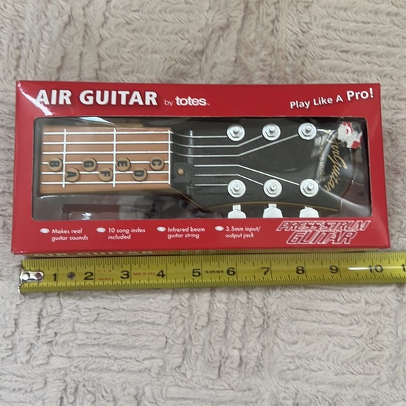 Air Guitar by Totes - With Lights Infrared Guitar String lights up when played - Picture 14 of 16